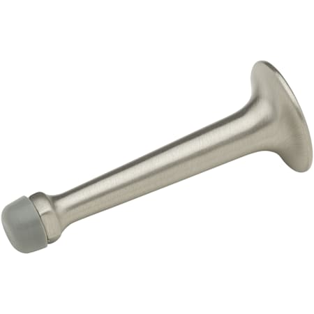 Baldwin 3-3/4 Inch Solid Brass Base Mounted Door Bumper Satin Nickel