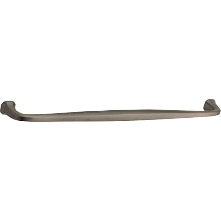 Baldwin Severin Fayerman 18 Inch Center to Center Handle Appliance Pull from the Estate Collection Lifetime Graphite Nickel