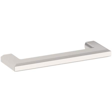 Baldwin Bevel 4 Inch Center to Center Handle Cabinet Pull from the Estate Collection Lifetime Polished Nickel