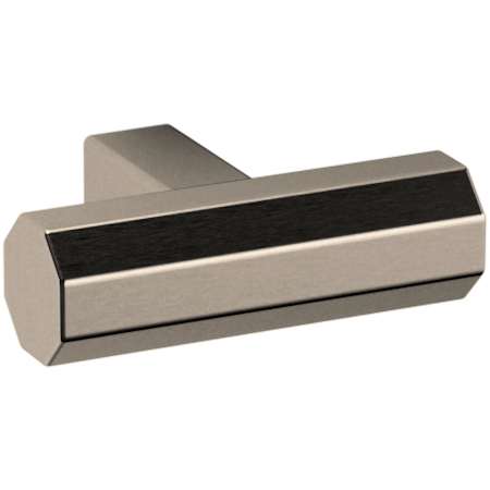 Baldwin Octagonal 1-1/2 Inch Bar Cabinet Knob from the Estate Collection Lifetime Graphite Nickel
