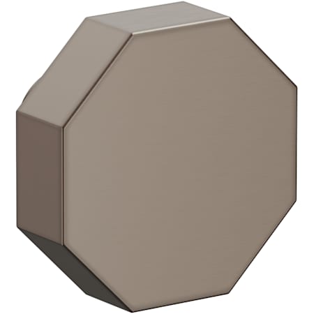 Baldwin Octagonal 1-3/8 Inch Geometric Cabinet Knob Lifetime Graphite Nickel