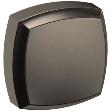 Baldwin Severin Fayerman 1-1/4 Inch Square Cabinet Knob from the Estate Collection Lifetime Graphite Nickel