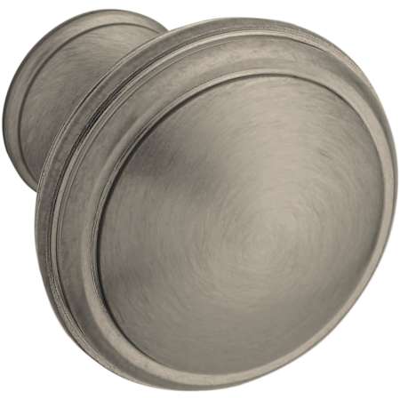 Baldwin Severin Fayerman 1-1/4 Inch Mushroom Cabinet Knob from the Estate Collection Lifetime Graphite Nickel