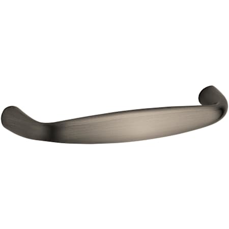 Baldwin Oval 4 Inch Center to Center Handle Cabinet Pull from the Estate Collection Lifetime Graphite Nickel