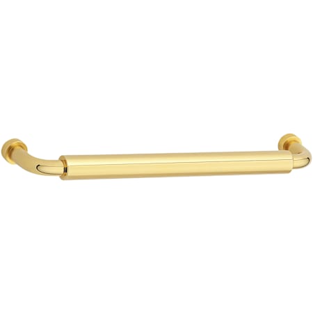 Baldwin Hollywood Hills 6 Inch Center to Center Handle Cabinet Pull from the Estate Collection Non-Lacquered Brass