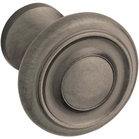 Baldwin Dominion 1 Inch Mushroom Cabinet Knob from the Estate Collection Lifetime Graphite Nickel