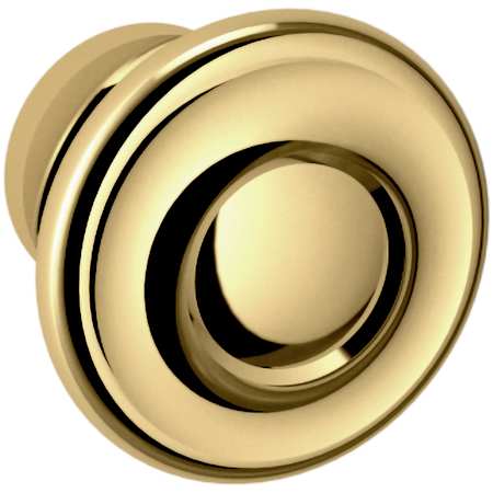 Baldwin Dominion 1-1/4 Inch Mushroom Cabinet Knob from the Estate Collection Lifetime Polished Brass