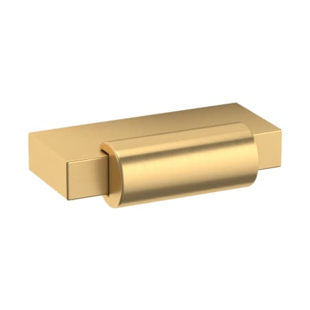 Baldwin Modern 1-7/8 Inch Long Rectangular Cabinet Pull from the Estate Collection Lifetime Satin Brass