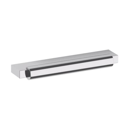 Baldwin Modern 4 Inch Center to Center Rectangular Cabinet Pull from the Estate Collection Polished Chrome