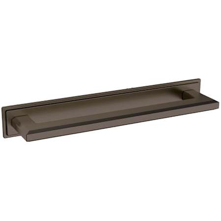 Baldwin Transitional 8 Inch Center to Center Cabinet Pull Backplate Lifetime Graphite Nickel