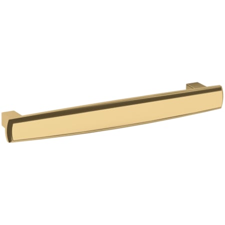Baldwin Severin Fayerman 6 Inch Center to Center Bar Cabinet Pull from the Estate Collection Lifetime Polished Brass