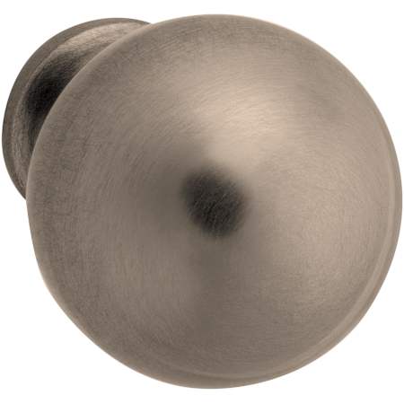 Baldwin Spherical 1 Inch Round Cabinet Knob from the Estate Collection Lifetime Graphite Nickel