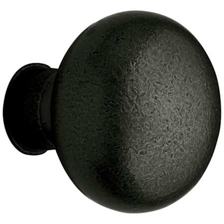 Baldwin Single Estate Knob without Rosettes Locking/Latching Mechanism Purchased Separately
 Distressed Oil Rubbed Bronze