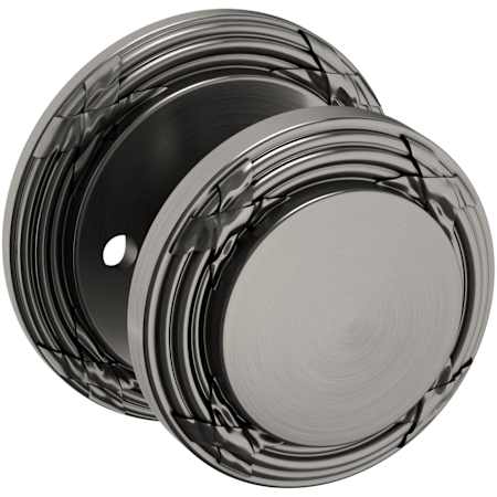 Baldwin 5013 Privacy Door Knob Set with 5021 Rose from the Estate Collection Lifetime Graphite Nickel