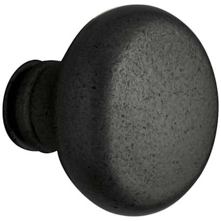 Baldwin Single Classic Estate Knob without Rosettes Locking/Latching Mechanism Purchased Separately Distressed Oil Rubbed Bronze