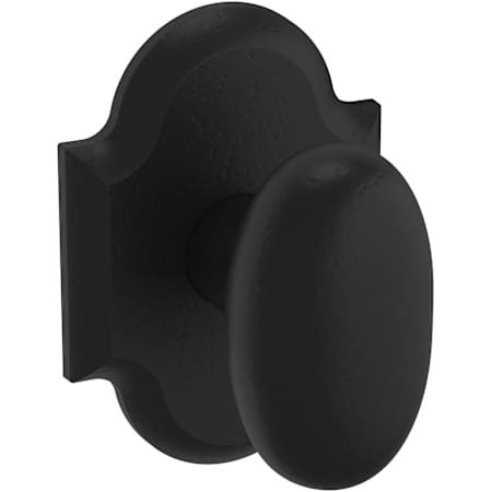 Baldwin 5024 Passage Door Knob Set with R030 Rose from the Estate Collection Distressed Oil Rubbed Bronze