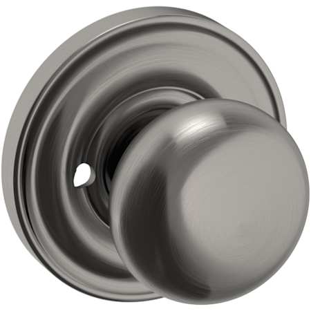 Baldwin 5030 Privacy Door Knob Set with 5048 Rose from the Estate Collection Lifetime Graphite Nickel