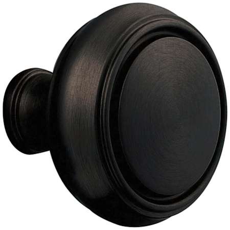 Baldwin Single 5068 Estate Knob without Rosettes Locking/Latching Mechanism Purchased Separately Distressed Oil Rubbed Bronze