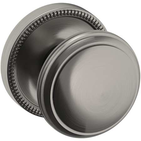 Baldwin 5069 Non-Turning Two-Sided Dummy Door Knob Set with 5076 Rose from the Estate Collection Lifetime Graphite Nickel