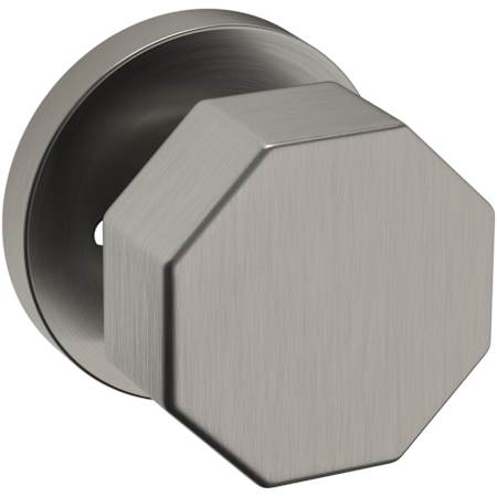 Baldwin 5073 Privacy Door Knob Set with 5046 Rose from the Estate Collection Lifetime Graphite Nickel