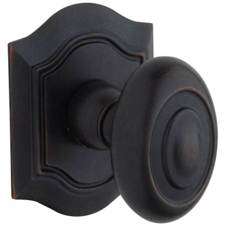 Baldwin Pair of Bethpage Estate Door Knobs without Rosettes Locking/Latching Mechanism Purchased Separately Distressed Oil Rubbed Bronze