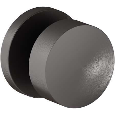 Baldwin Minneapolis Non-Turning One-Sided Dummy Door Knob with 5046 Rose from the Estate Collection Lifetime Graphite Nickel