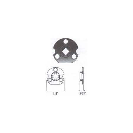 Baldwin Backplate Satin Stainless Steel