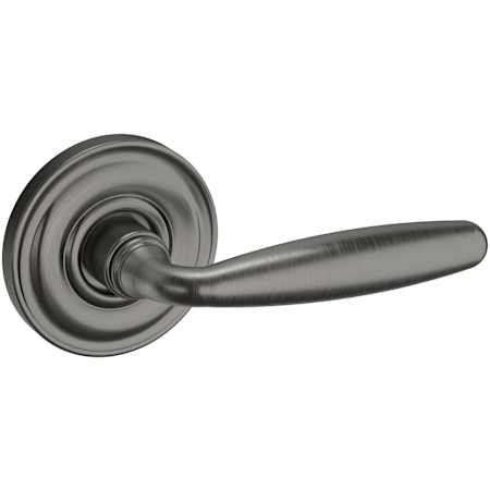 Baldwin 5106 Passage Door Lever Set with 5048 Rose from the Estate Collection Lifetime Graphite Nickel