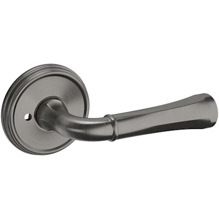 Baldwin 5113 Privacy Door Lever Set with 5078 Rose from the Estate Collection Lifetime Graphite Nickel