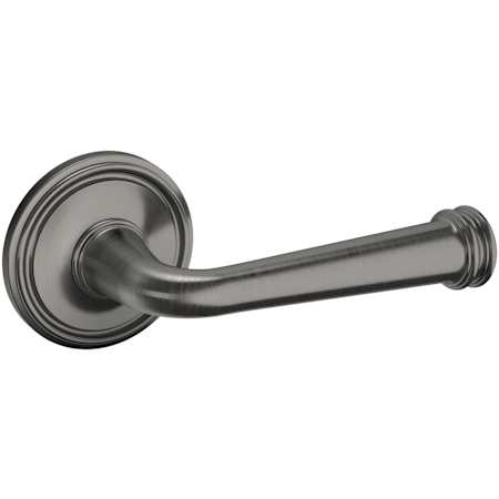 Baldwin 5116 Passage Door Lever Set with 5070 Rose from the Estate Collection Lifetime Graphite Nickel