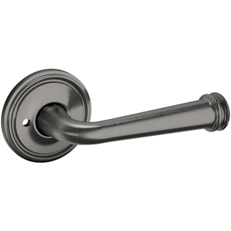 Baldwin 5116 Privacy Door Lever Set with 5070 Rose from the Estate Collection Lifetime Graphite Nickel