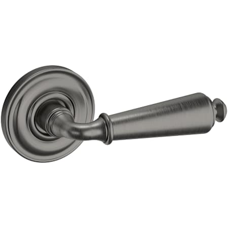 Baldwin 5125 Non-Turning Two-Sided Dummy Door Lever Set with 5048 Rose from the Estate Collection Lifetime Graphite Nickel