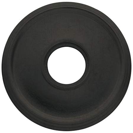 Baldwin 5134 Privacy Rosette Only from the Estate Collection - Single Distressed Oil Rubbed Bronze