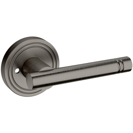 Baldwin 5138 Privacy Door Lever Set with 5047 Rose from the Estate Collection Lifetime Graphite Nickel