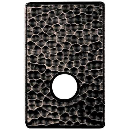 Baldwin 5142 Privacy Rosette Only from the Estate Collection - Pair Distressed Oil Rubbed Bronze