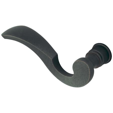 Baldwin Single Left Hand Estate Lever without Rosettes Locking/Latching Mechanism Purchased Separately Distressed Oil Rubbed Bronze