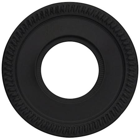 Baldwin 5156 Privacy Rosette Only from the Estate Collection - Pair Distressed Oil Rubbed Bronze