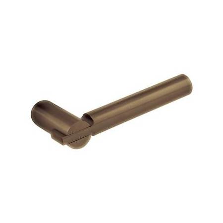 Baldwin Pair of Estate Levers without Rosettes Locking/Latching Mechanism Purchased Separately Aged Brass