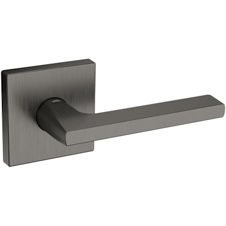 Baldwin 5162 Non-Turning Two-Sided Dummy Door Lever Set with R017 Rose from the Estate Collection Lifetime Graphite Nickel