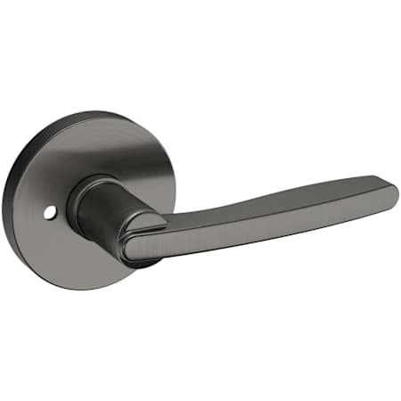 Baldwin 5164 Privacy Door Lever Set with 5046 Rose from the Estate Collection Lifetime Graphite Nickel