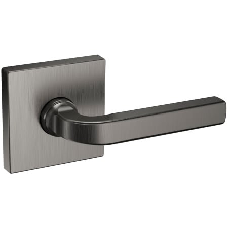 Baldwin 5190 Passage Door Lever Set with R017 Rose from the Estate Collection Lifetime Graphite Nickel