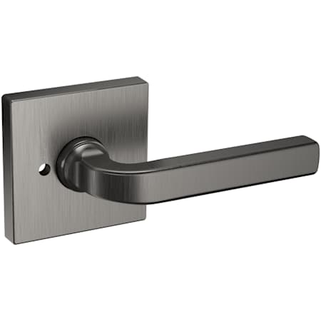 Baldwin 5190 Privacy Door Lever Set with R017 Rose from the Estate Collection Lifetime Graphite Nickel