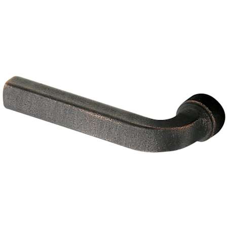 Baldwin Single Left Hand 5190 Estate Lever without Rosettes Locking/Latching Mechanism Purchased Separately Distressed Oil Rubbed Bronze