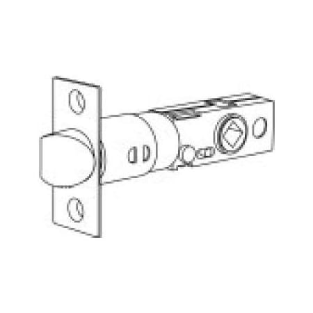Baldwin Replacement Latch Lifetime Polished Brass