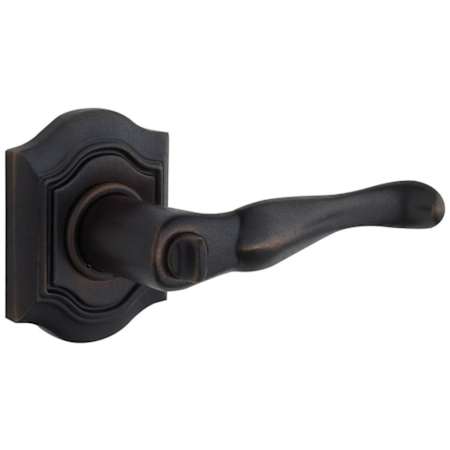 Baldwin Pair of Bethpage Estate Levers without Rosettes Locking/Latching Mechanism Purchased Separately Distressed Oil Rubbed Bronze