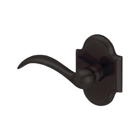 Baldwin 5452V Left Handed Non-Turning One-Sided Dummy Door Lever with R030 Rose from the Estate Collection Distressed Oil Rubbed Bronze