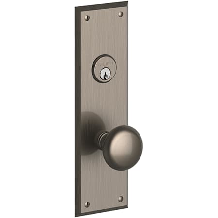 Baldwin Baltimore Single Cylinder Mortise Handleset Trim Set Lifetime Graphite Nickel