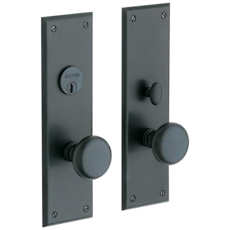 Baldwin Baltimore Single Cylinder Mortise Handleset Trim Set Oil Rubbed Bronze