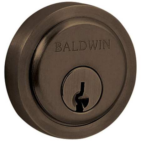 Baldwin Round Cylinder Trim Collar Aged Brass