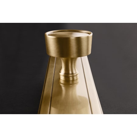 Baldwin-6946.DBLC-Satin Brass and Brown Interior Knob